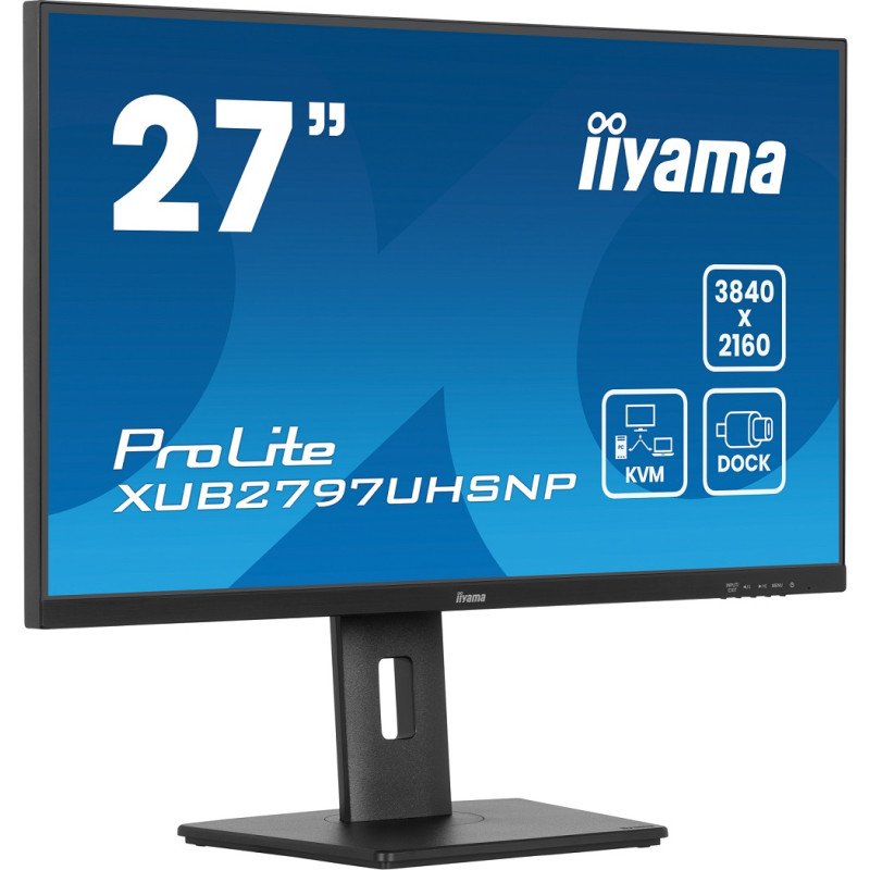 iiyama ProLite/XUB2797UHSNP-B1/27''/IPS/4K UHD/60Hz/4ms/Čierna/5R