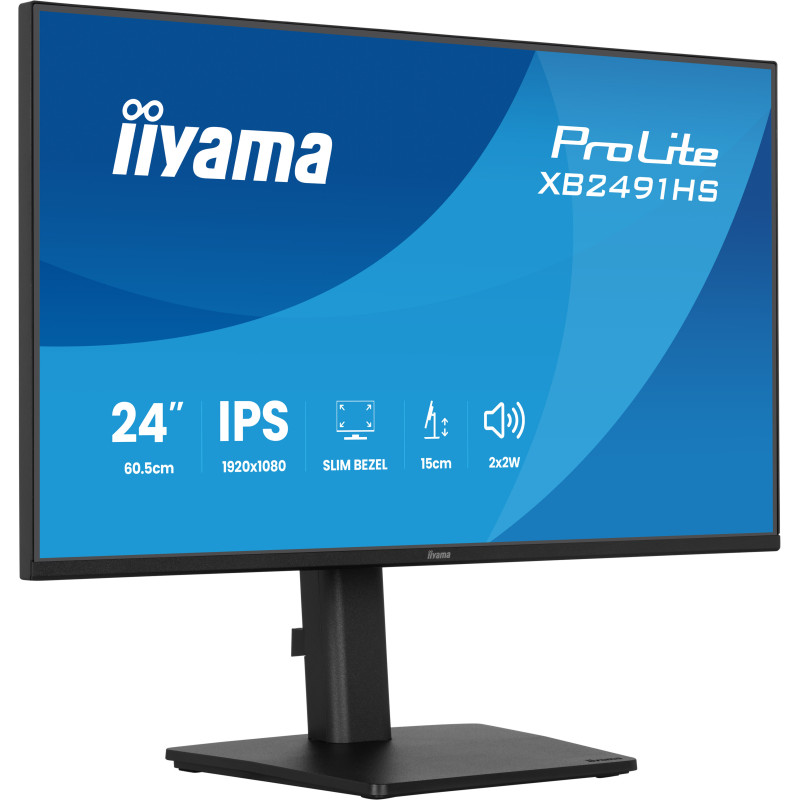 iiyama ProLite/XB2491HS-B1/23,8''/IPS/FHD/120Hz/1ms/Čierna/3R