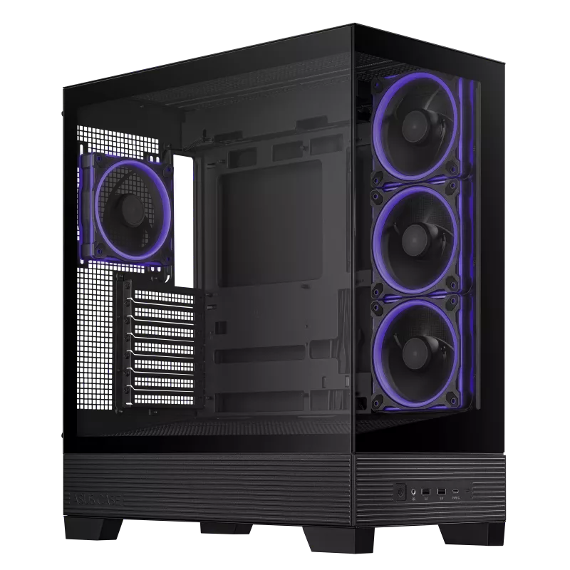 ASUS case A31 PLUS TG ARGB FANS čierna