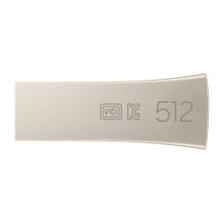Samsung BAR Plus/512GB/USB 3.2/USB-A/Champagne Silver