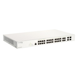D-Link DBS-2000-28P 28xGb PoE+ Nuclias Smart Managed Switch 4x Combo Ports 1G,193W (With 1 Year Lic)