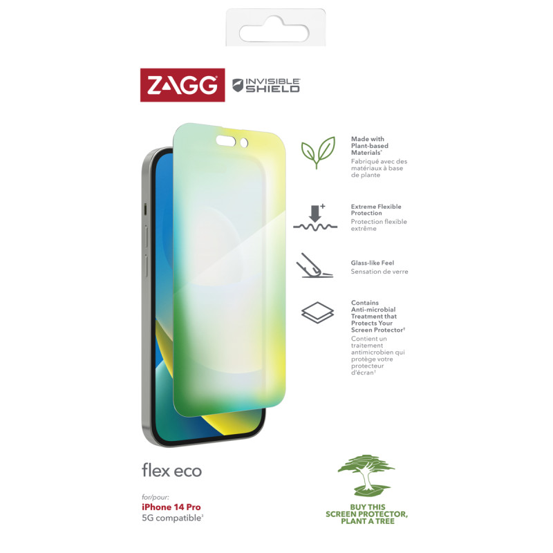 INVISIBLESHIELD - ZAGG Invisible Shield Flex ECO hybridné sklo iPhone 14 Pro