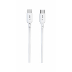 ER - TPU KÁBEL USB-C / USB-C 1M, USB 2.0 BIELÝ
