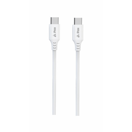 ER - TPU KÁBEL USB-C / USB-C 1M, USB 2.0 BIELÝ