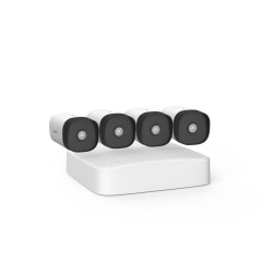 Tenda K4P-4TR - PoE kamerový set 4Mpx, 4CH NVR + 4x IP kamera 4Mpx, IP67, zvuk, web. rozhranie, SK app