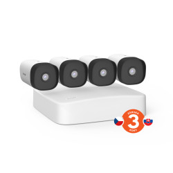 Tenda K4P-4TR - PoE kamerový set 4Mpx, 4CH NVR + 4x IP kamera 4Mpx, IP67, zvuk, web. rozhranie, SK app