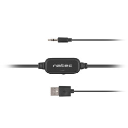 Natec reproduktory COUGAR/Stereo/6W/Čierna