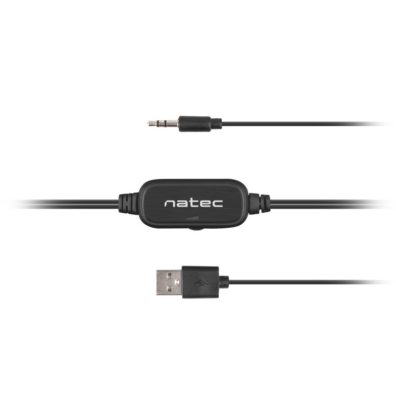 Natec reproduktory COUGAR/Stereo/6W/Čierna