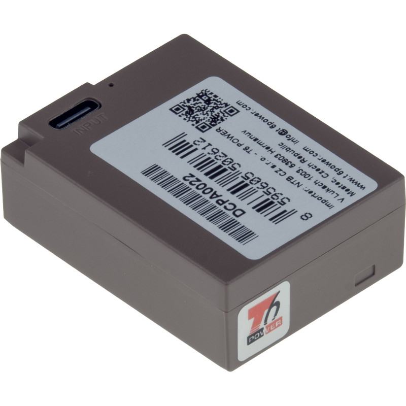 Batérie T6 Power pre Panasonic DMW-BLC12E, BP-DC12, 1050mAh, 7,5Wh, USB-C