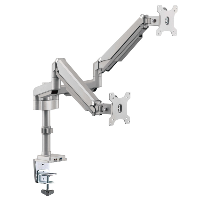 EATON - Držiak pre montáž monitora na stôl, pre 2x 13-34, Flex Arm, USB, Audio konektory