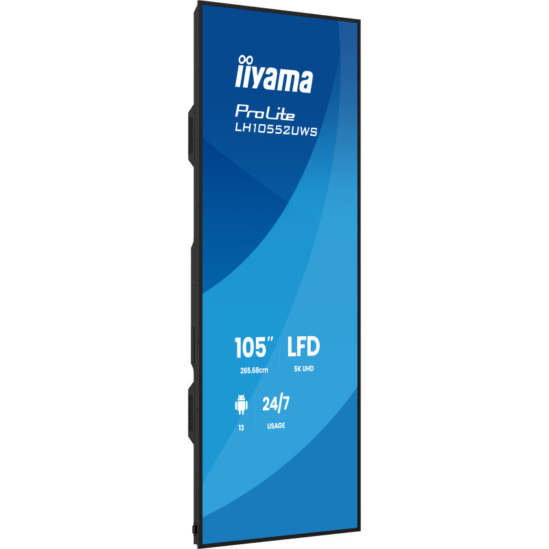 105'' iiyama LH10552UWS-B1AG: IPS, 5K, USB-C, 24/7