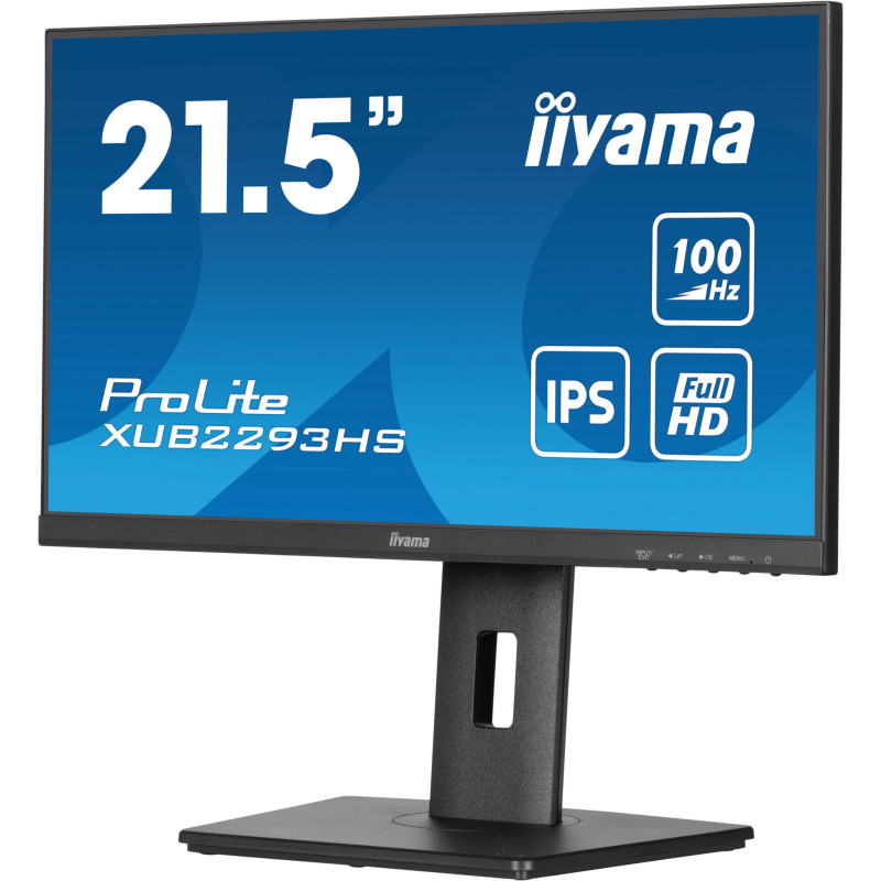 iiyama ProLite/XUB2293HS-B6/21,5''/IPS/FHD/100Hz/1ms/Black/3R