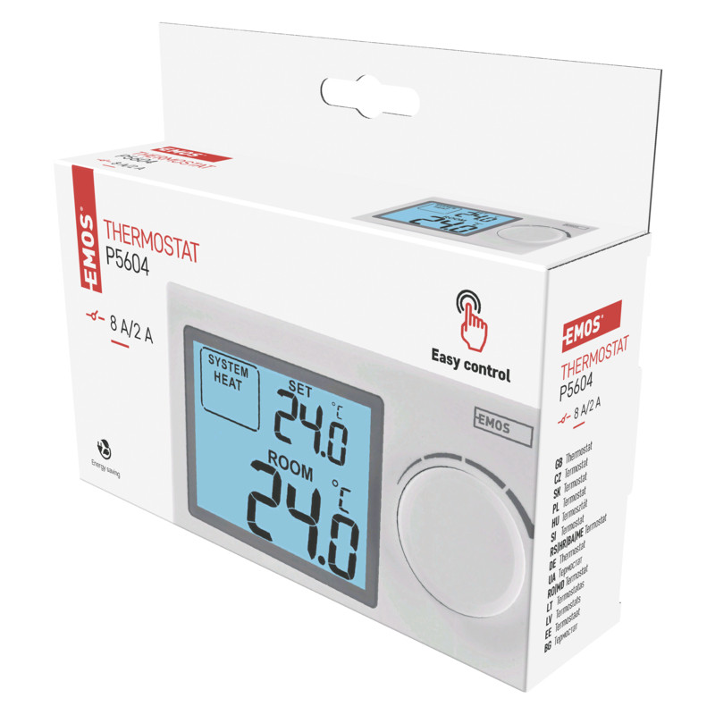 EMOS Manuálny termostat-drôt P5604