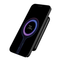 NONAME - Sandberg SemiSolidState Magnet Powerbank 10000 mAh PD20W, magnetická powerbanka, čierna