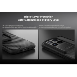 Nillkin CamShield PRO Zadný Kryt pre Xiaomi 17T Pro Black