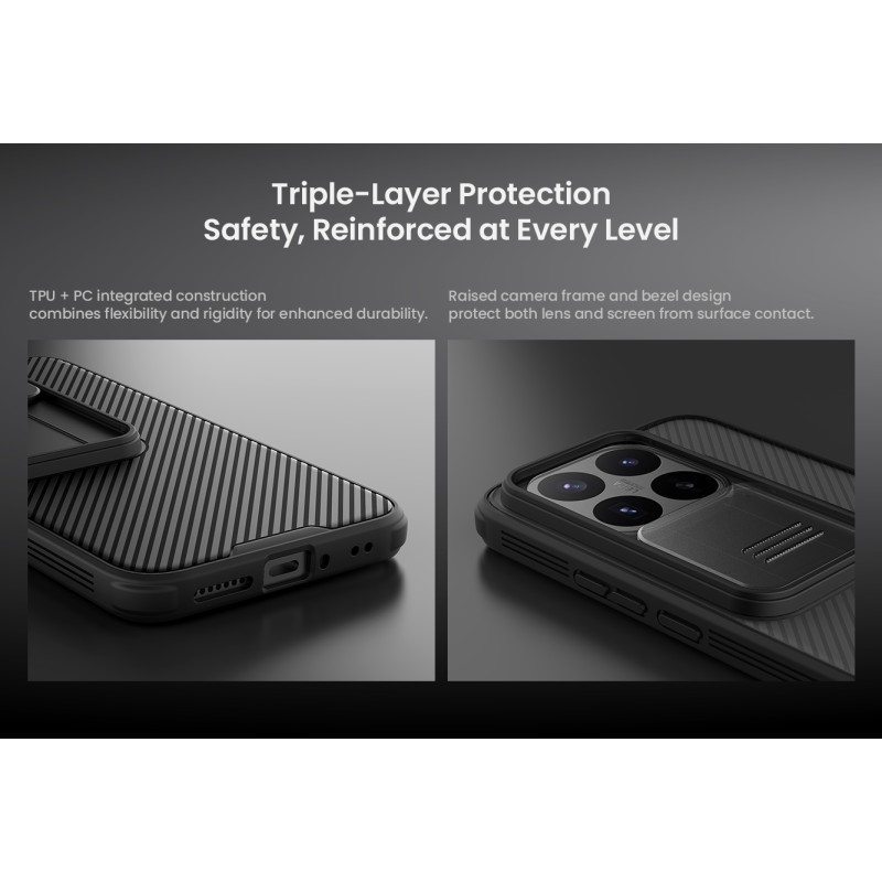 Nillkin CamShield PRO Zadný Kryt pre Xiaomi 17T Pro Black