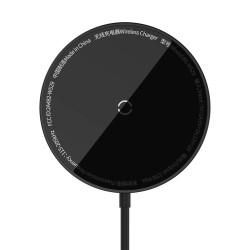 NONAME - Baseus Bezdrôtová nabíjačka do siete Simple Mini3 15W USB-C čierna
