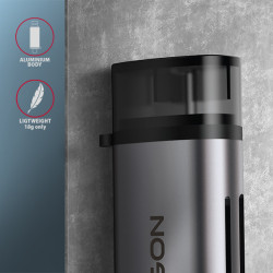 AXAGON CRE-SAC, USB3.2 Gen 1 Type-C + Type-A externá čítačka kariet SD/microSD, podpora UHS-I
