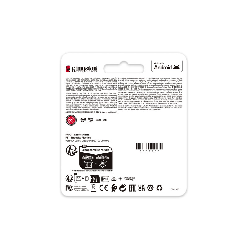 Kingston Canvas Go Plus/SDXC/128 GB/UHS-I U3 / Class 10