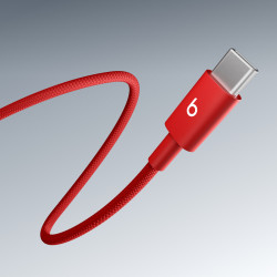 APPLE - Beats 240W USB-C/USB-C Braided Cable (3m) - Red