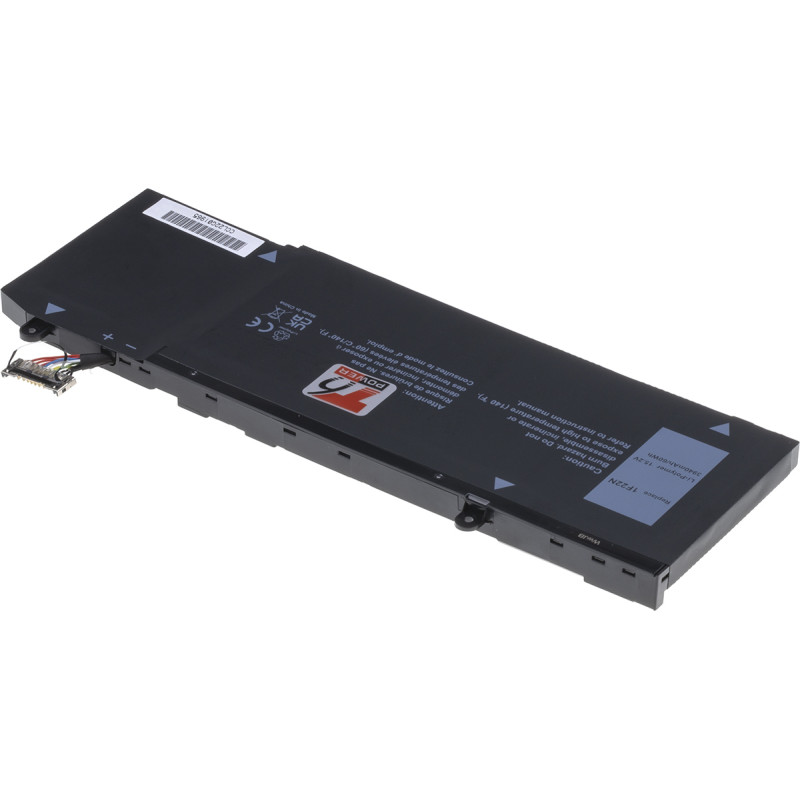 Batérie T6 Power pre Dell Alienware M15, M17, G5 5590, G7 7590, 7790, 3940mAh, 60Wh, 4cell, Li-pol