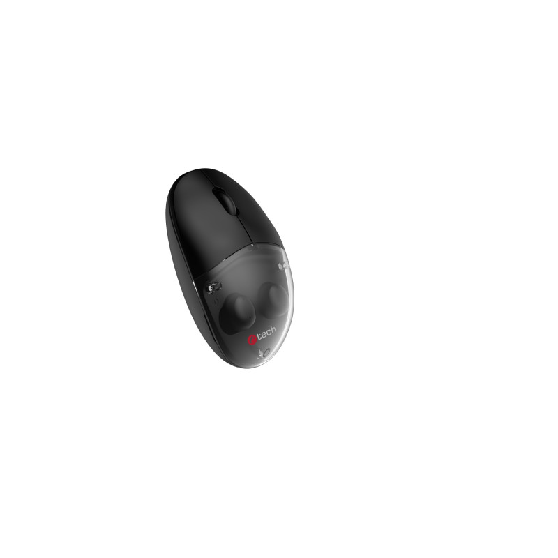 Myš s TWS sluchátkami C-TECH WLM-21 Dual mode,
