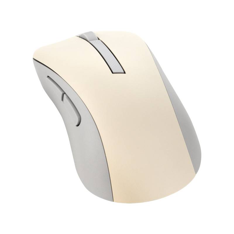ASUS Wireless Mouse MD102/Kancelárska/Optická/Pre pravákov/1 600 DPI/USB+BT/Béžová