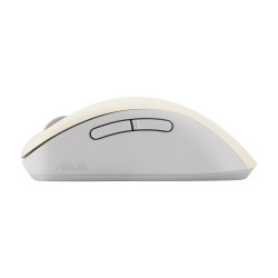 ASUS Wireless Mouse MD102/Kancelárska/Optická/Pre pravákov/1 600 DPI/USB+BT/Béžová