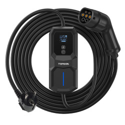 VIKING - TOPDON PulseQ AC Portable - 3,7 kW/konektor IEC62196-2 Typ/LCD displej/IP65/5m