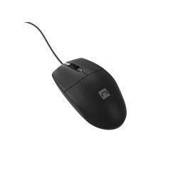 Natec optická myš RUFF Plus 1200 DPI/Kancelárska/Optická/1 200 DPI/Drôtová USB/Čierna