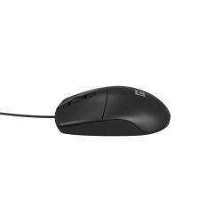 Natec optická myš RUFF Plus 1200 DPI/Kancelárska/Optická/1 200 DPI/Drôtová USB/Čierna