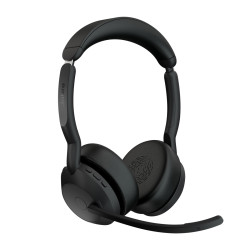 Jabra Evolve2 55/Stereo/ANC/USB/BT-USB/Bezdrať/Stand/Čierna