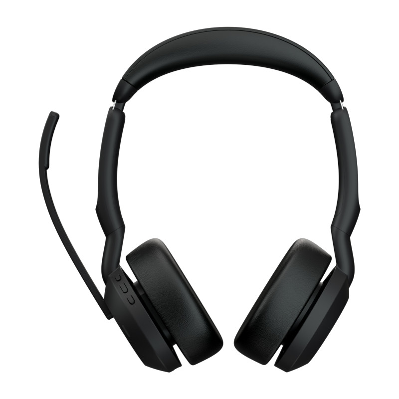 Jabra Evolve2 55/Stereo/ANC/USB/BT-USB/Bezdrať/Stand/Čierna
