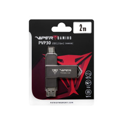 Patriot VIPER PVP30/2TB/SSD/Externý/Čierna/3R