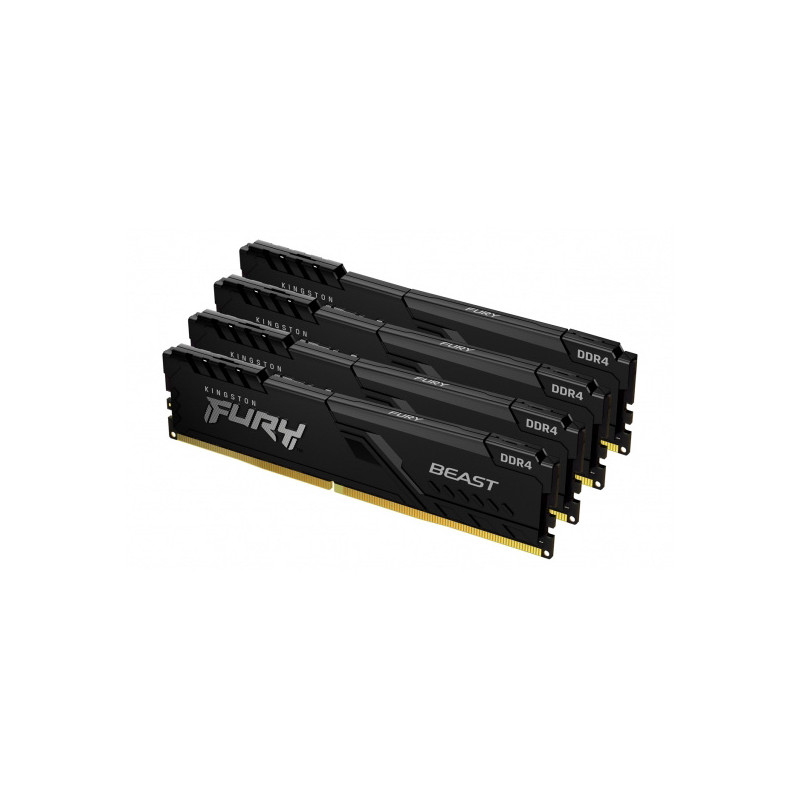 Kingston FURY Beast/DDR4/32GB/3600MHz/CL17/4x8GB/Black