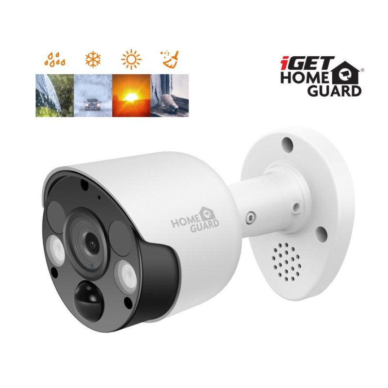 iGET HGNVK936CAM - UltraHD 4K PoE IP kamera, SMART detekcia, IP66, zvuk, nočný prísvit 40m, ONVIF 2.6