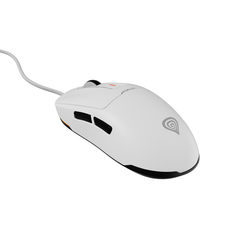 Genesis herná myš KRYPTON 660/Herná/Optická/12 000 DPI/Drôtové USB-A/Biela