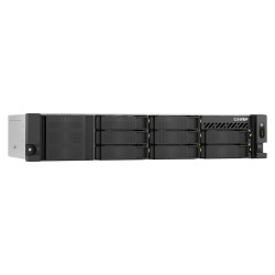 QNAP TS-855eU-RP-8G (8core 2,8 GHz, 8 GB RAM, 8x SATA, 2x 2,5GbE, 2x M.2 NVMe, 2x PCIe, malá hĺbka)