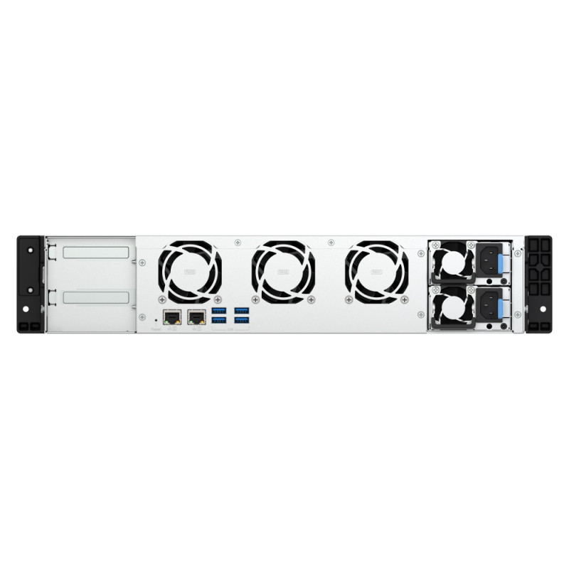 QNAP TS-855eU-RP-8G (8core 2,8 GHz, 8 GB RAM, 8x SATA, 2x 2,5GbE, 2x M.2 NVMe, 2x PCIe, malá hĺbka)