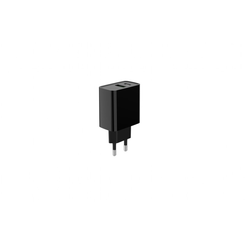 GEMBIRD PD nabíjačka USB-A USB C 20W čierna