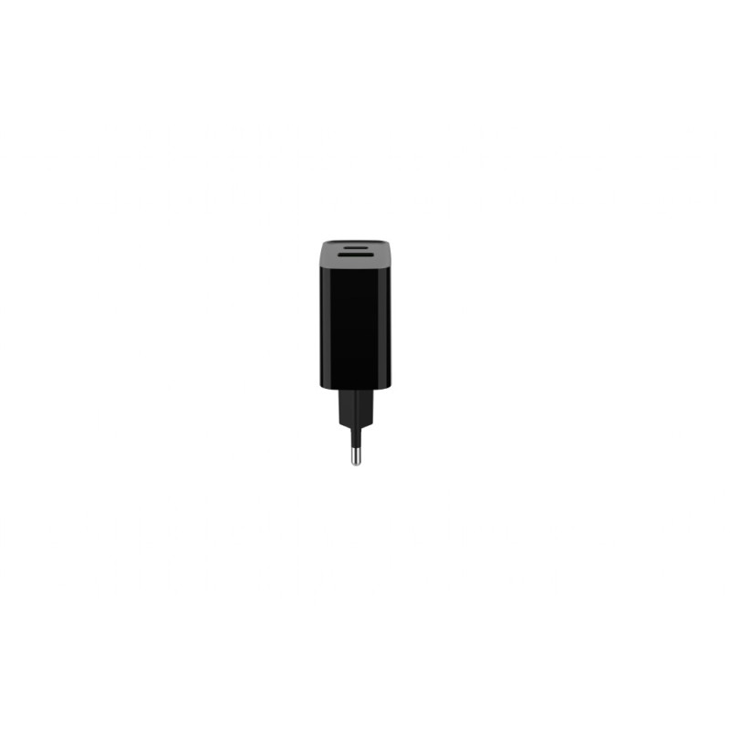 GEMBIRD PD nabíjačka USB-A USB C 20W čierna