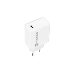 Univerzálna nabíjačka Natec RIBERA 20W 1X USB-C, biela
