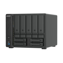 QNAP TS-h966TX-8G (i3 6core, ZFS, 8GB RAM, 5x 3,5'' SATA + 4x 2,5'' U.2, 2x 2,5GbE, 2x Thunderbolt 4)