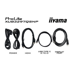 iiyama ProLite/XUB3297QSNP-B1/32''/IPS/QHD/100Hz/1ms/Čierna/5R