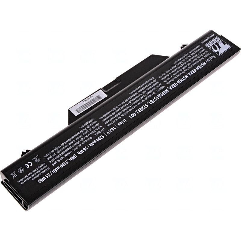 Batérie T6 Power HP ProBook 4510s, 4515s, 4710s, 5200mAh, 56Wh, 6cell