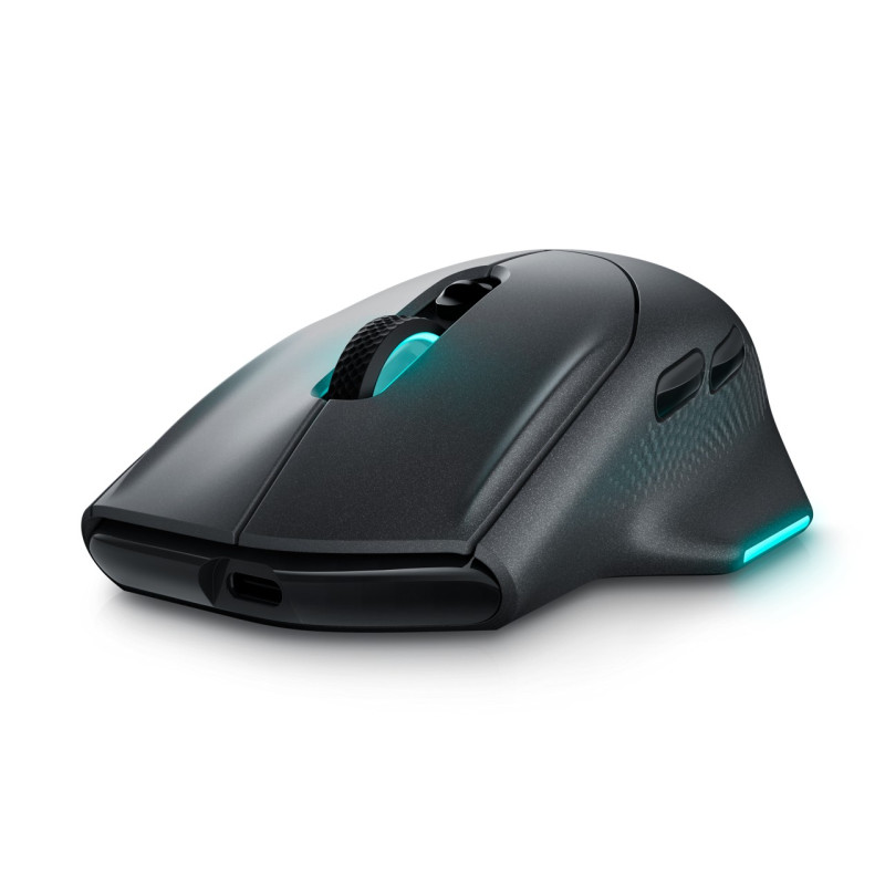 Dell Alienware 620M/Herná/Optická/Pre pravákov/26 000 DPI/Drôtová+bezdrôtová/Čierna