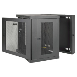 EATON - Skriňa SmartRack 12U, Š - 600mm, Hl - 550mm, hĺbka pre prepínače, montáž na stenu