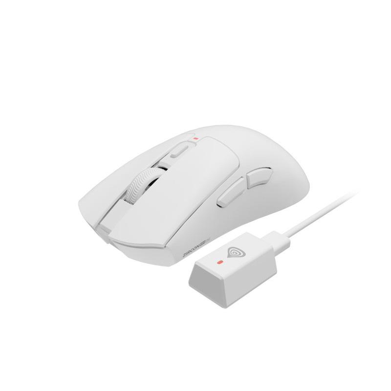 Herná bezdrôtová myš Genesis ZIRCON 880 PRO/Herná/Optická/30 000 DPI/USB+BT/Biela