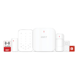 iGET SECURITY M6-4G Premium - Inteligentný zabezpečovací systém 4G/WiFi/LAN alarm, Android, iOS