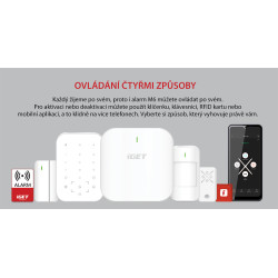 iGET SECURITY M6-4G Premium - Inteligentný zabezpečovací systém 4G/WiFi/LAN alarm, Android, iOS